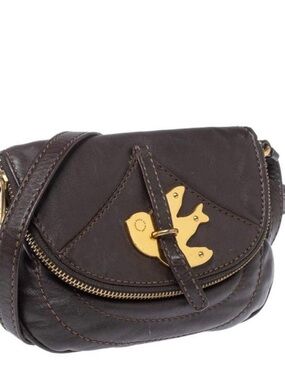 🤎 MARC BY MARC JACOBS BROWN LEATHER PEDAL TO THE MEADOW CROSSBODY BAG!